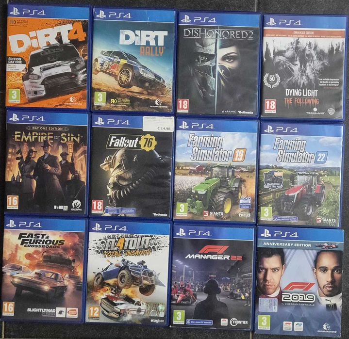 Jogos PlayStation 4 - Preços na Descrição