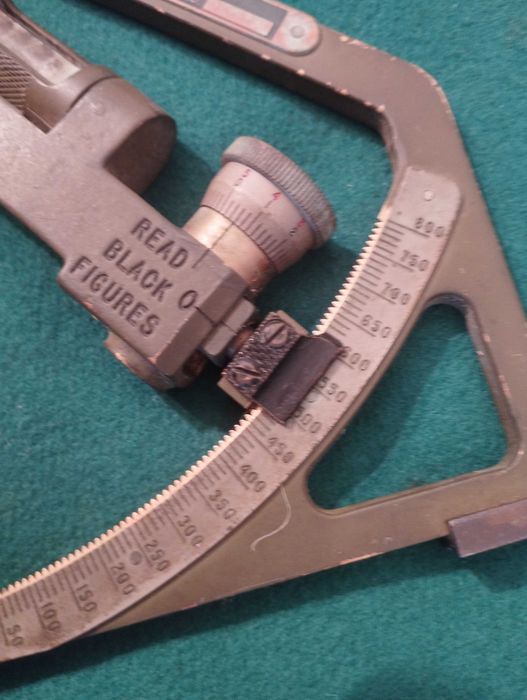 Clinômetro de campanha britânico Mk IV 1918, 1ª ww