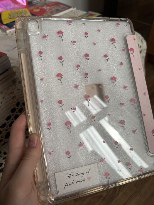 Ipad 9 gen case w kwiatuszki