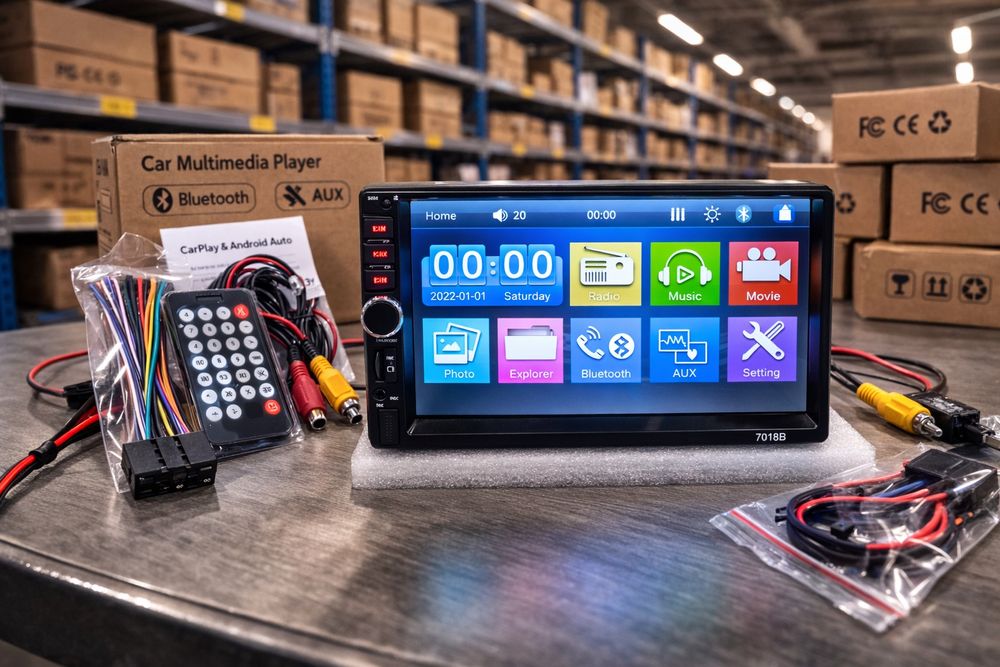 2DIN Магнітола 7" Сенсорна | Bluetooth | AUX | USB | Камера