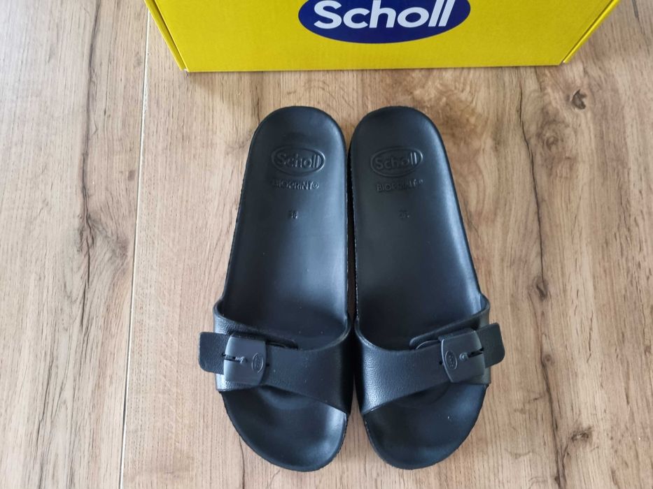 Klapki Scholl Bahia 1 Strap, czarne rozmiar 36 NOWE
