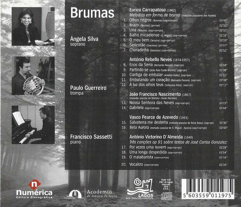 Ângela Silva, Paulo Guerreiro, Fr. Sassetti - Brumas