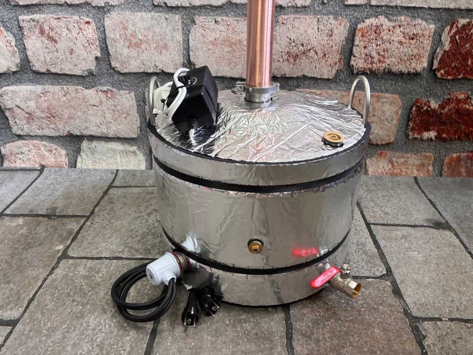 Destylator MIEDZIANY PotStill fi54 + AKCESORIA [Do domowej destylacji: Owoce, Zboża, Cukier] Kotły 30-100 litrów