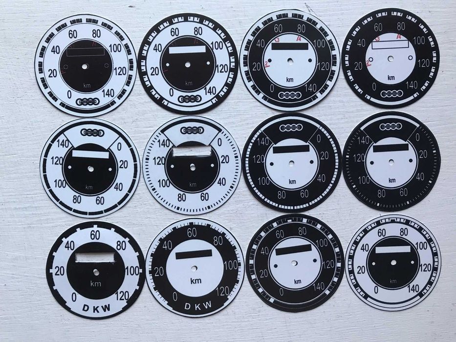 Cyferblaty liczników motocykli - ZSRR, CSRS, NRD, NIEMCY, PRL