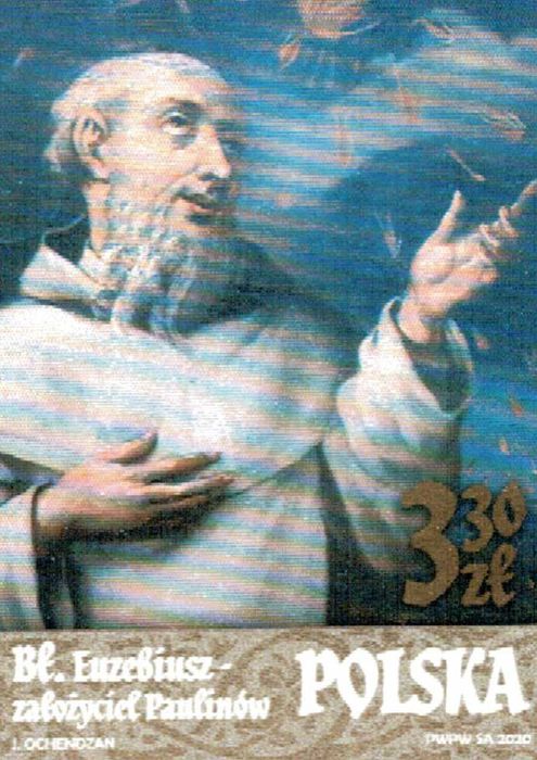 Zestaw znaczków 5 x 3,30 zł (bł. Euzebiusz)