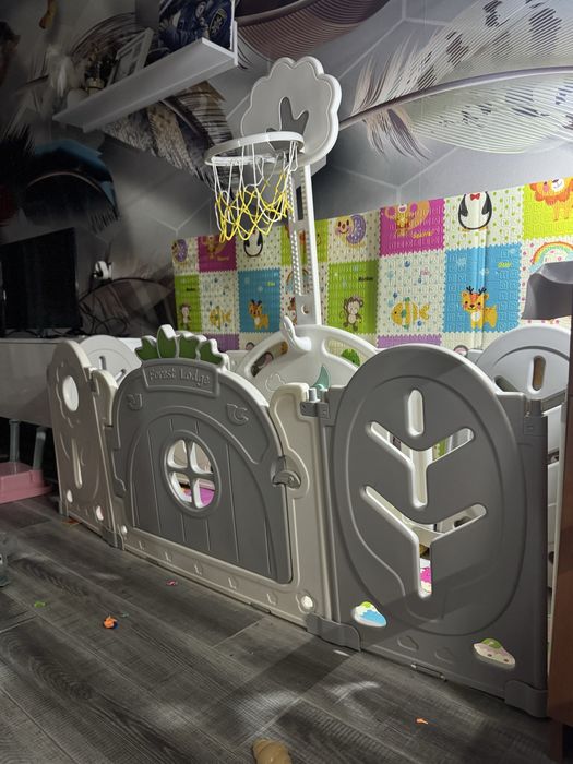 Пластиковий манеж паркан забор Огорожа для дитини