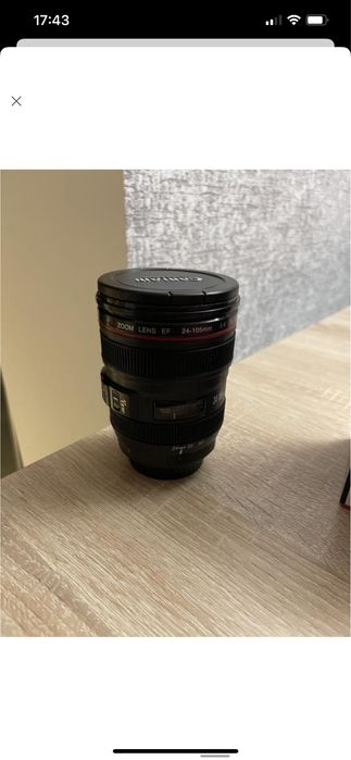 Термо чашка у вигляді обʼєктиву 480 мл