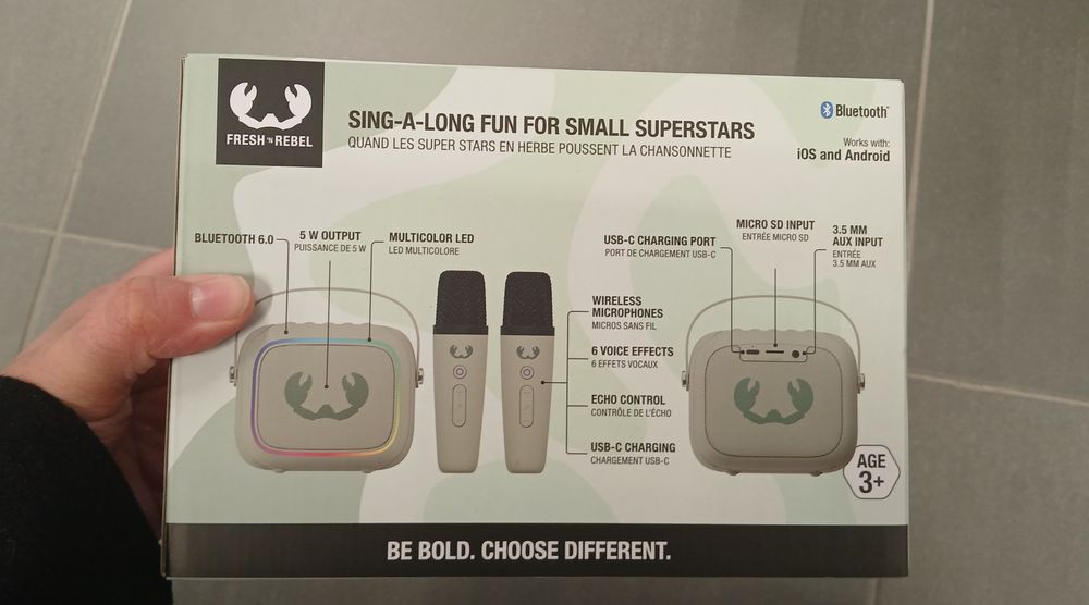 Conjunto de Karaoke para crianças Verde