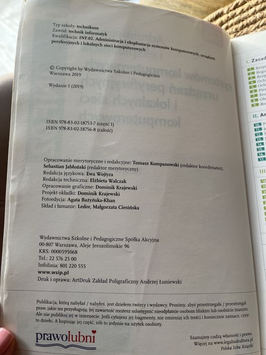 Administracja i eksploatacja systemow komp.