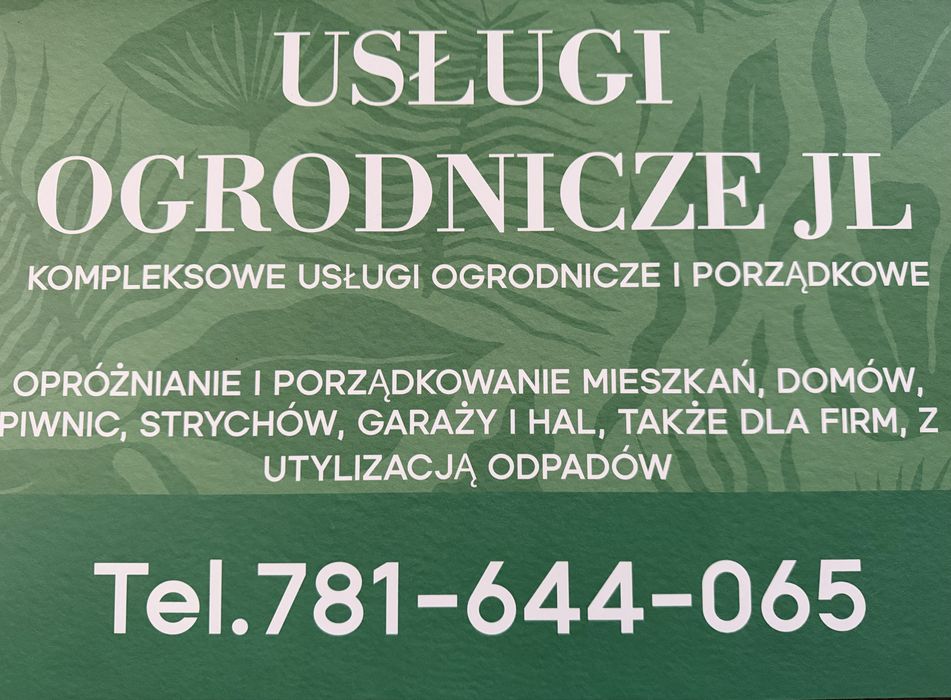Usługi Ogrodnicze