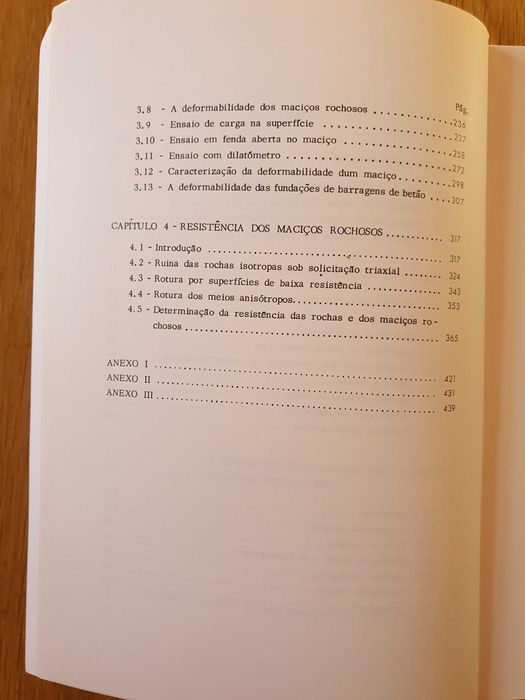 Livro Mecânica das Rochas, Eng Manuel Rocha64564255663489122