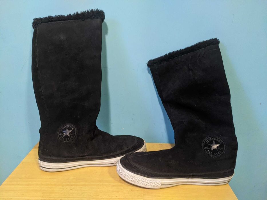 Converse All Star - шкіряні чоботи черевики ботинки