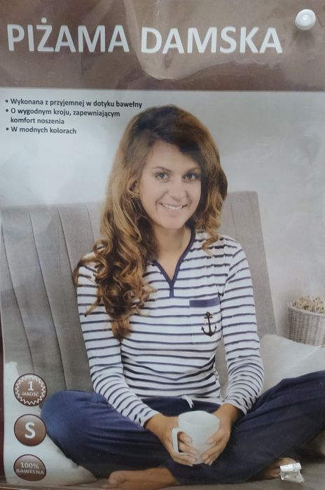 Piżama damska 100% bawełna