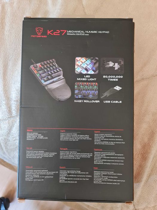 Teclado Mecânico Gamer K27 Motospeed