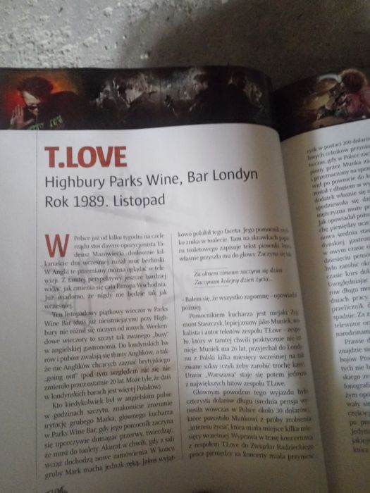 Płyta T.Love z autografem Muńka