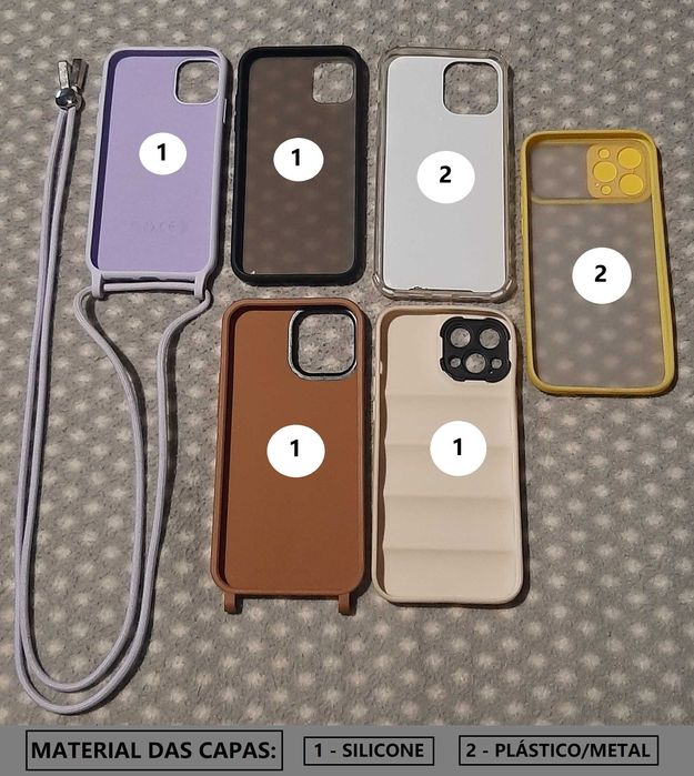 artigos de Iphone (vários modelos)