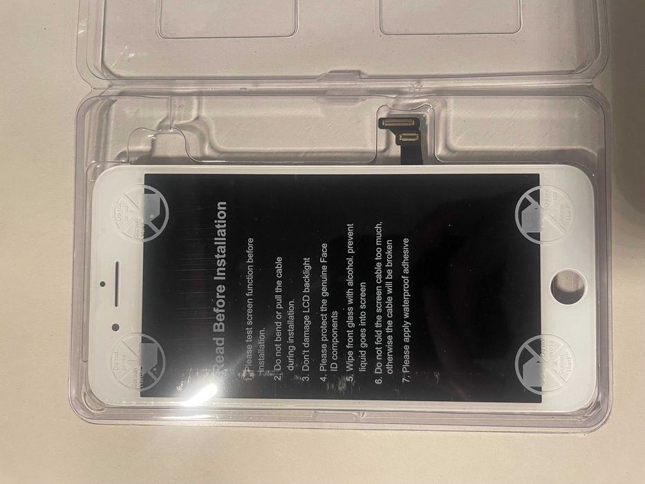 Ekran wyświetlacz refurb refabrykowany oryginalny iPhone 7+ Plus biały