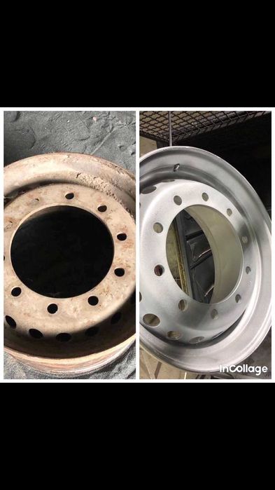 Пескоструй, порошковая и жидкая покраска дисков, метизделий, плазморез