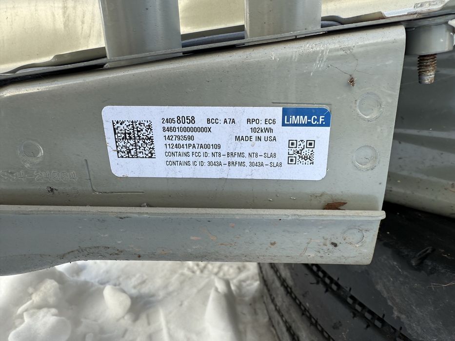 Cadillac Lyriq Батарея 102кв