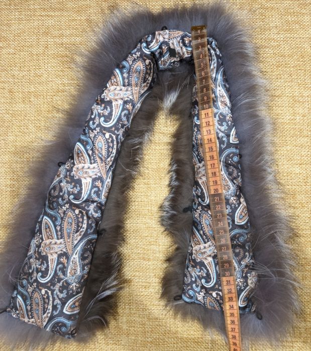 Жіночий комірець до куртки натуральний