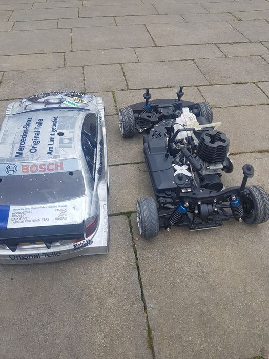 ホビーラジコン AMG MERCEDES BENZ C CLASS DTM02 1/10 Радіокерована модель гоночного авто на паливі AMG Mercedes C-Class