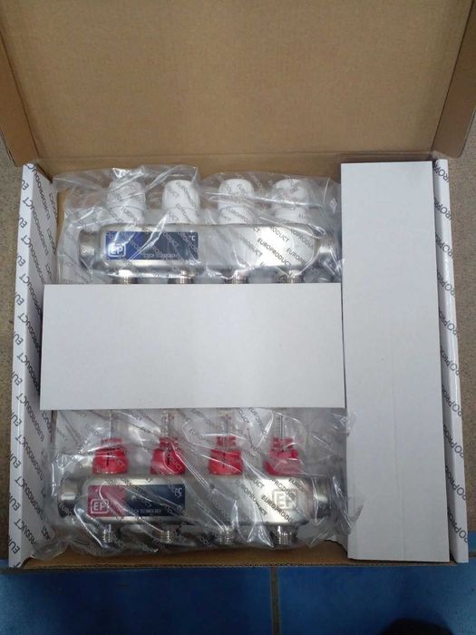 Коллектора для теплого пола из нержавейки EP Чехия "Супер Цена"