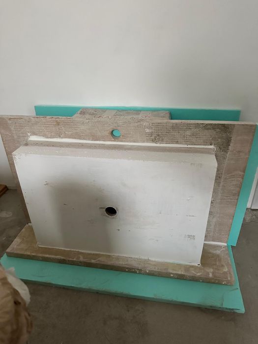 Lavatório Mármore Travertine bege