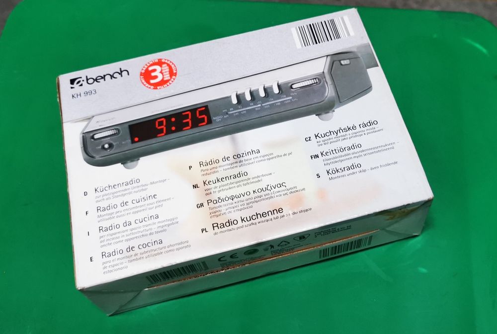 Rádio para Bancada de Cozinha