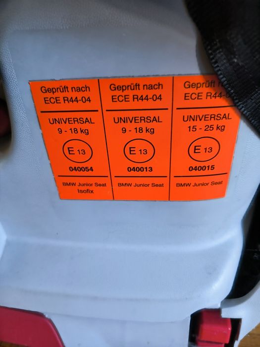 Fotelik BMW Isofix dziecięcy od 9kg do 25kg