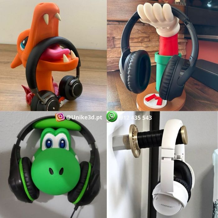 Suportes de auriculares