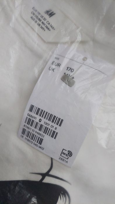 Nowy 170 H&M Halloween tshirt  koszulka przebranie bluzka