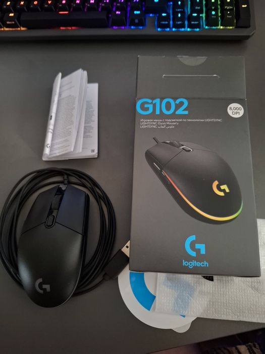 Миша Logitech G102 (на гарантії)