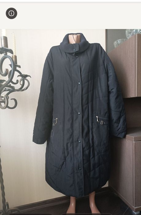 Куртка пальто теплое большого размера