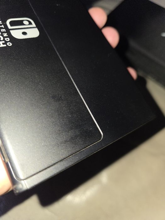 Switch OLED biała Nintendo pad grip cały zestaw dodatki