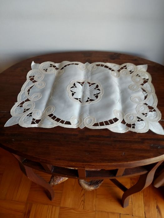 4 napperons em tom pérola