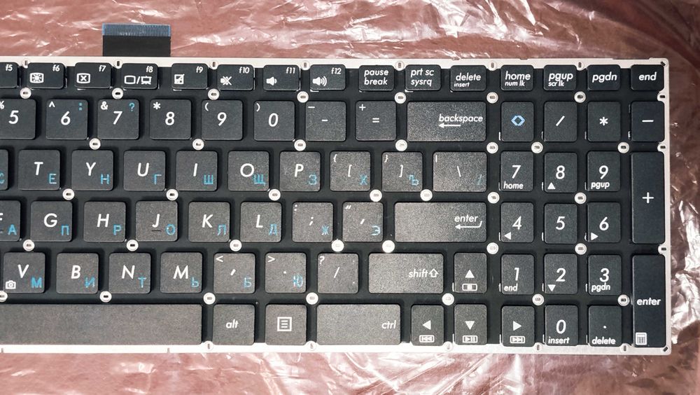 Asus клавиатура для ноутбука НА ЗАПЧАСТИ