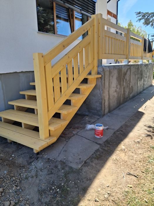 Balustrada drewniana
