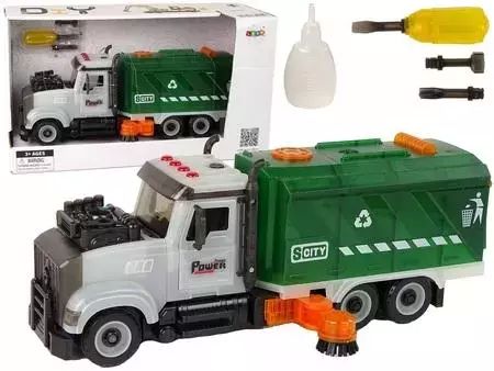 Zamiatarka do skręcania z akcesoriami. Leantoys. Nowy Produkt