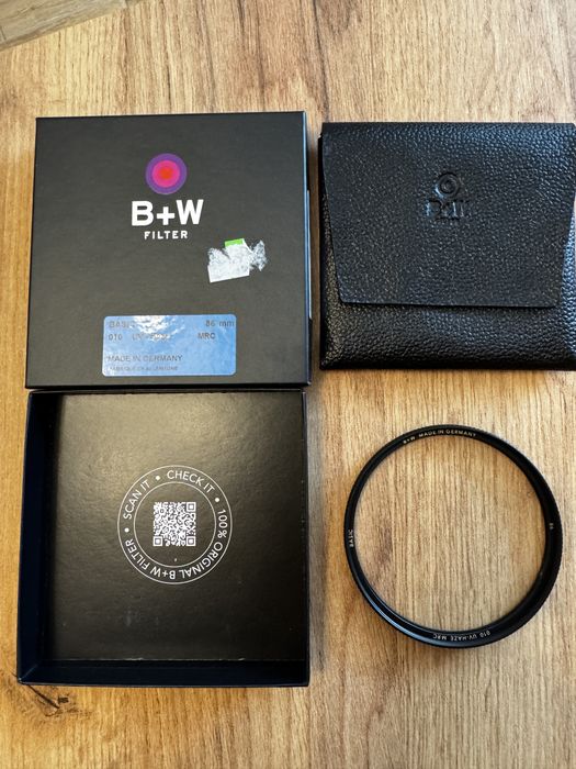 Filtr UV B+W Basic 010 UV-Haze MRC 86mm – Stan Idealny!