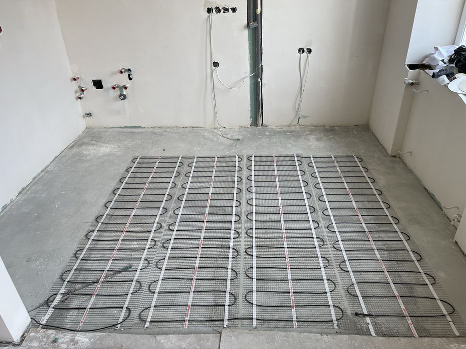 Электрический теплый пол Hemstedt Германия. Тепла підлога електрична.