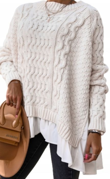 Sweter cocomore kremowy