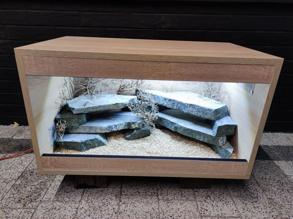 Terrarium 60x40x40 gekon lamparci jaszczurka PETMARKET
