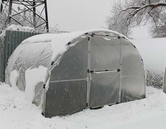 Теплиці з полікарбонатом чи Плівкою Краб система. ЗАВОД ТЕПЛИЦЬ.
