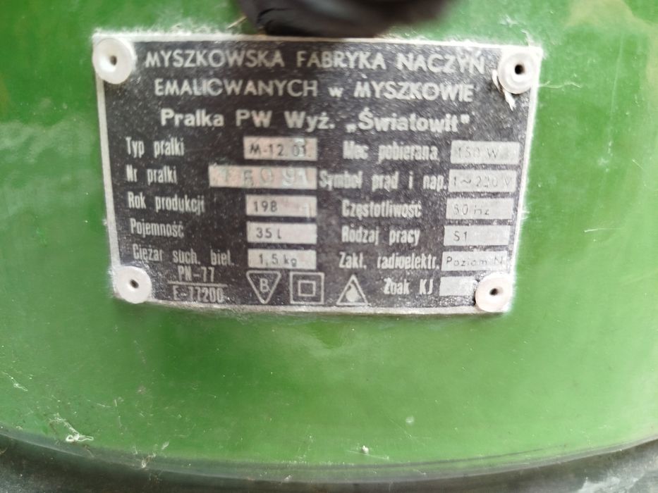 Pralka wirnikowa światowit okazja