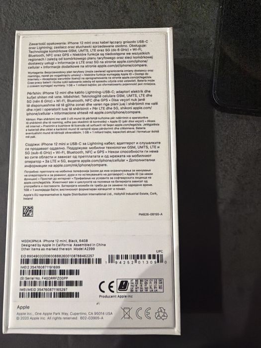 iPhone 12 mini 64 GB czarny