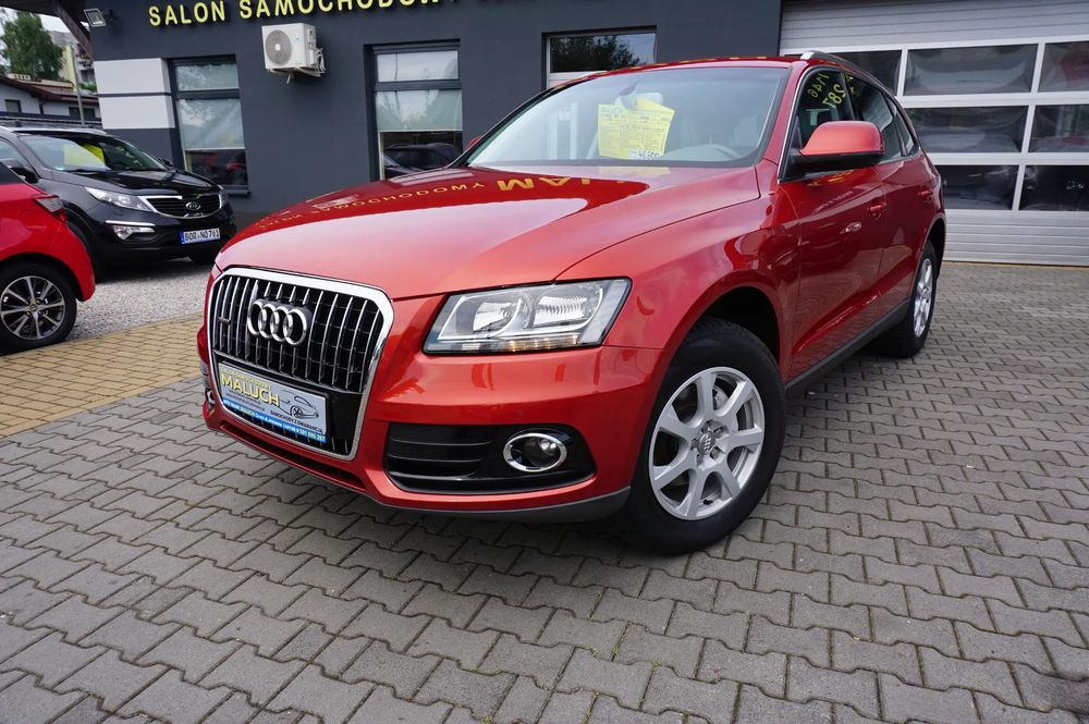 Audi Q5 2.0TDi-177KM.-AUTOMAT-4x4-100%BEZWYPADKOWY-Serwisowany z Niemiec