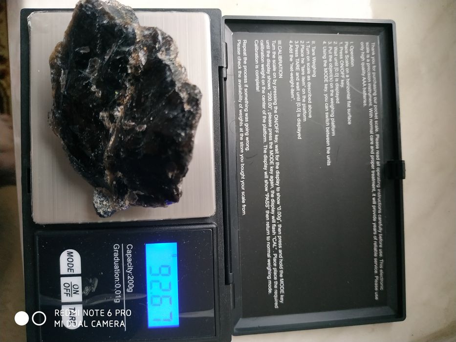 Моріон необроблений до колекції.