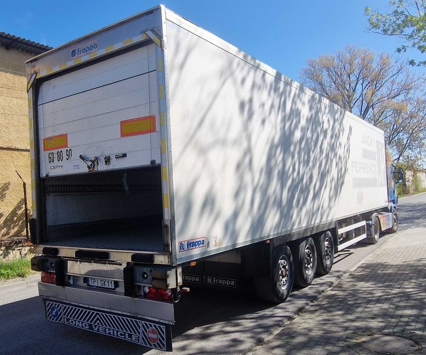 Naczepa chłodnia LeciTrailer zabudowa Frappa agregat Carrier tył roleta 2012