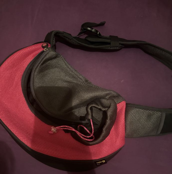 Сумка переноска слінг для собак та котів. Дуже, дуже класна.