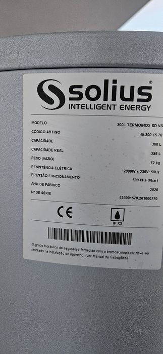 Termoacumulador 300L